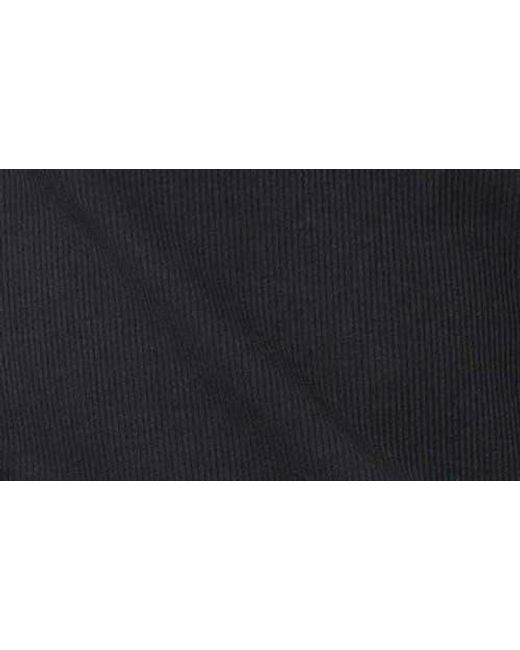 Gibsonlook Black Square Neck Flutter Sleeve Top