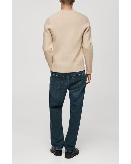 Mango Natural Regular Fit Sweater for men