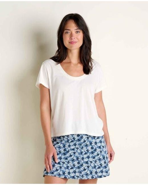 Toad & Co. White Whisper Tee