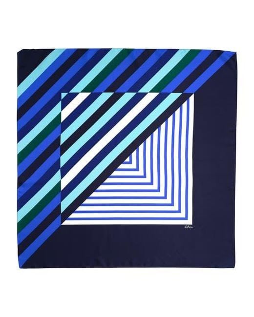 Echo Blue Super Stripe Square