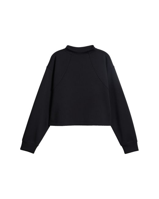 Zella Black Luxe Scuba Sweatshirt