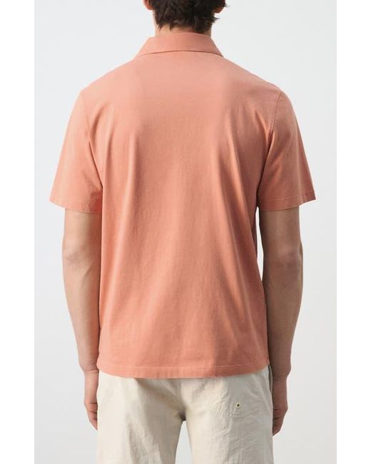 Mango Multicolor Solid Cotton Piqué Polo for men