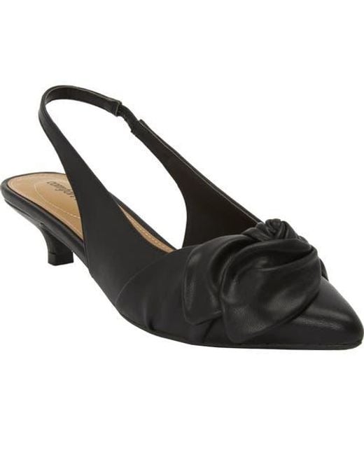 Comfortview Black The Tia Slingback