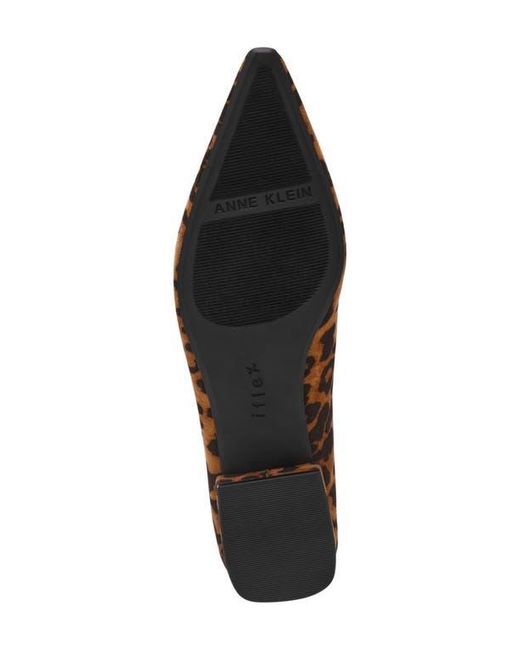 Anne Klein Black Crawford Pointed Toe Flat