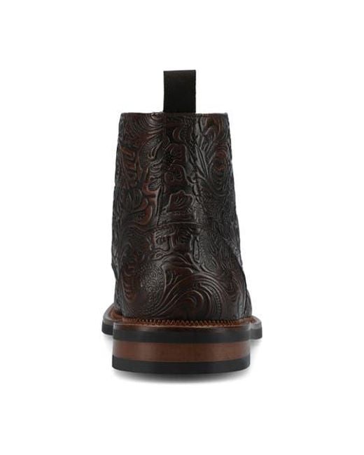 Taft Black The Rome Dress Boot for men