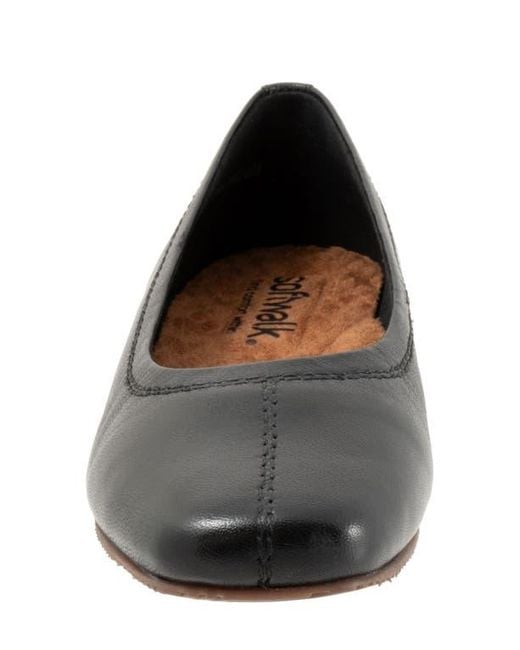 Softwalk® Black Vera Cruz Flat