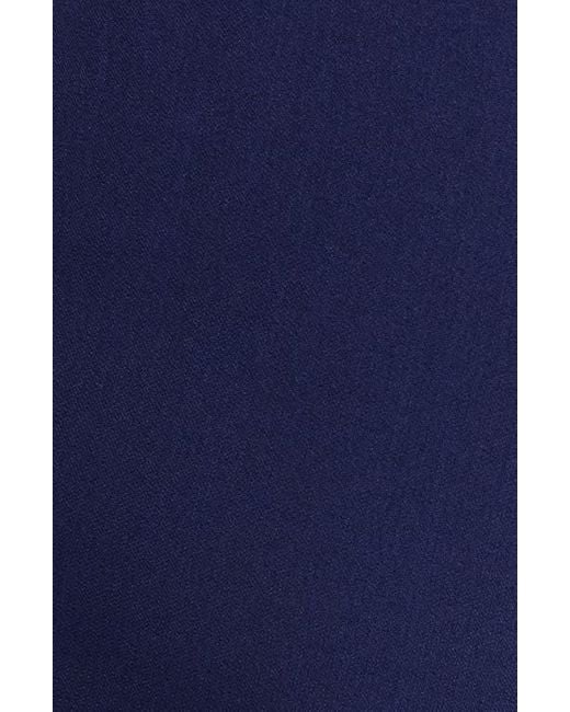 Kasper Blue Elastic Back Pants