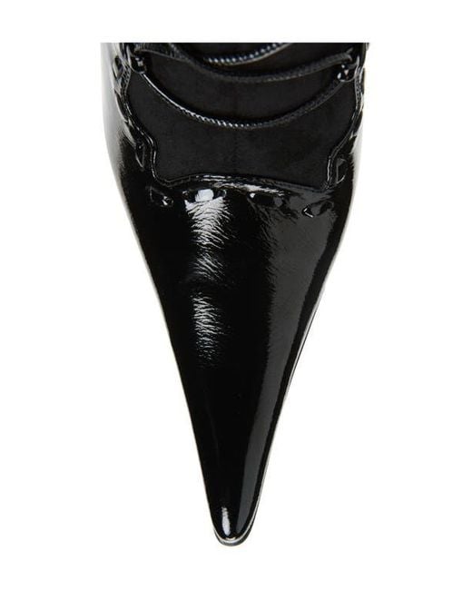 Jeffrey Campbell Black Verbier Knee High Boot