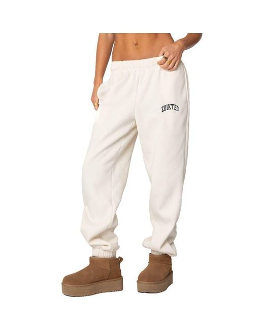Edikted Natural Babe Oversize Sweatpants
