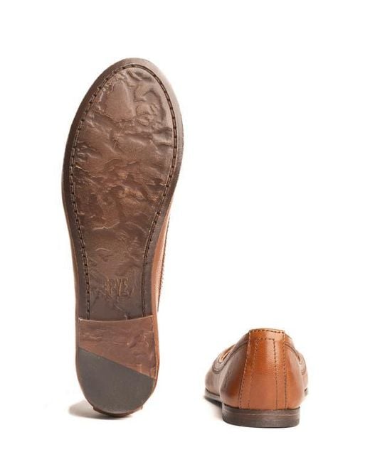 Frye Brown Carson Ballet Flat
