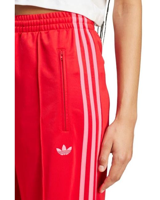 Adidas Red Firebird Recycled Polyester Track Pants