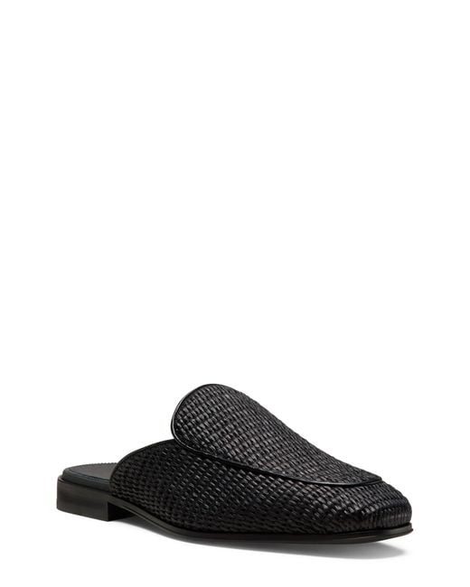 Stuart Weitzman Black Duff Mule for men