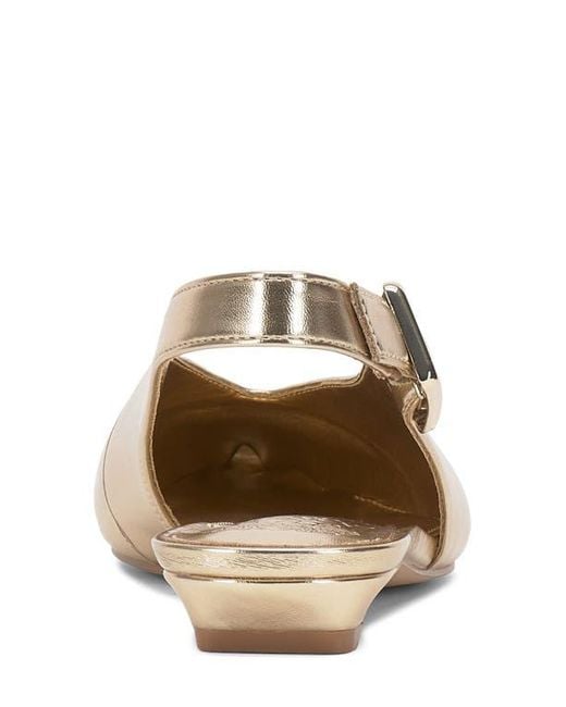 Vince Camuto Natural Valther Pointed Toe Flat