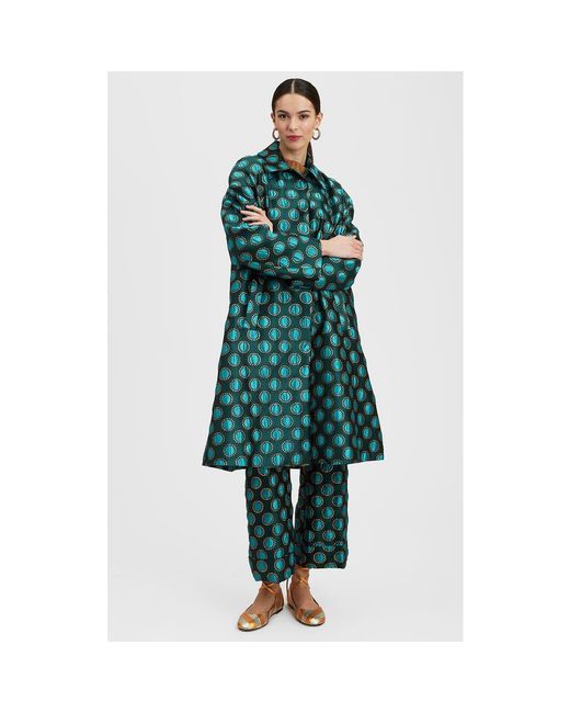 LaDoubleJ Green Boxy Coat