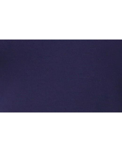 Halogen® Blue Halogen(r) Pleat Shoulder Sleeveless Top