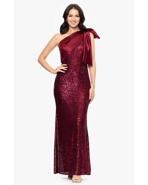 strapless open back dress Long Formal Dress a26926 by Betsy and Adam