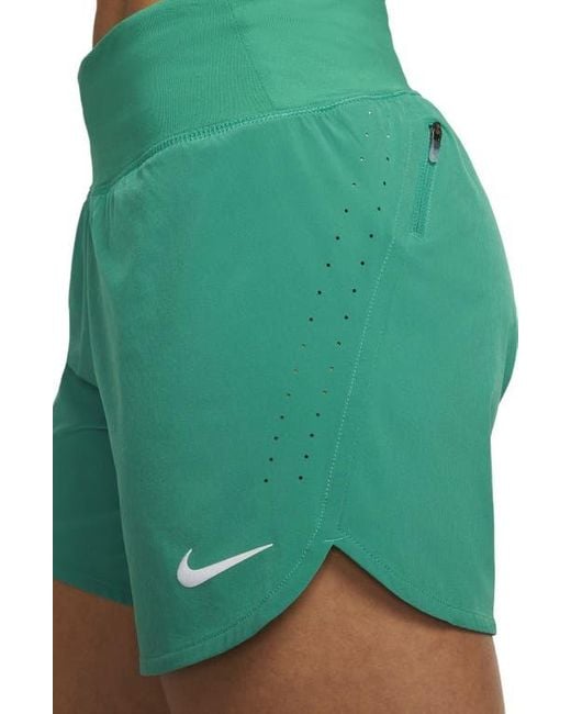 Nike Green Eclipse Running Shorts