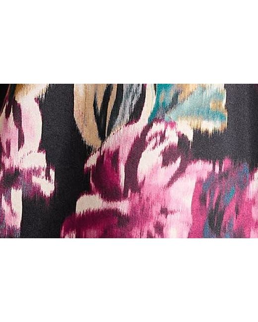 Tommy Bahama Black Jeweled Blooms Silk Top