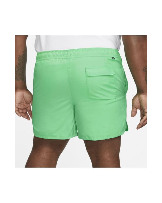 Nike Green Woven Lined Flow Shorts for men