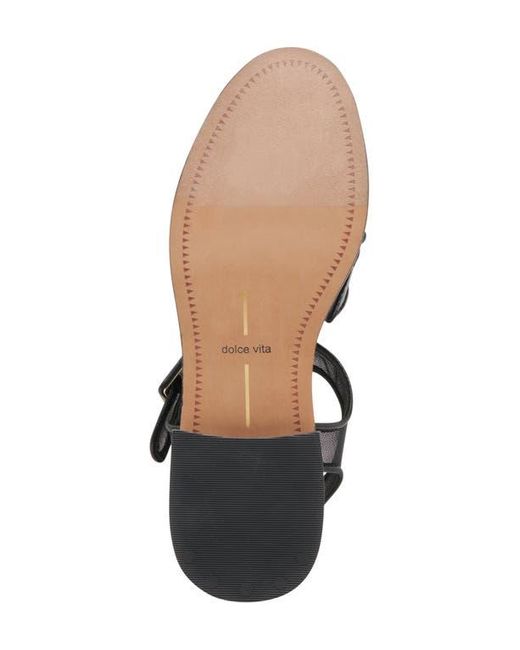 Dolce Vita Black Holis Mesh Fisherman Sandal