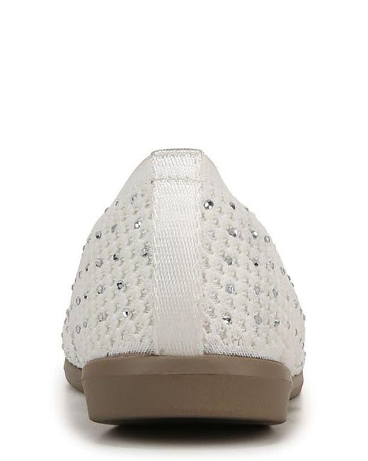 Bzees White Kallie Flat