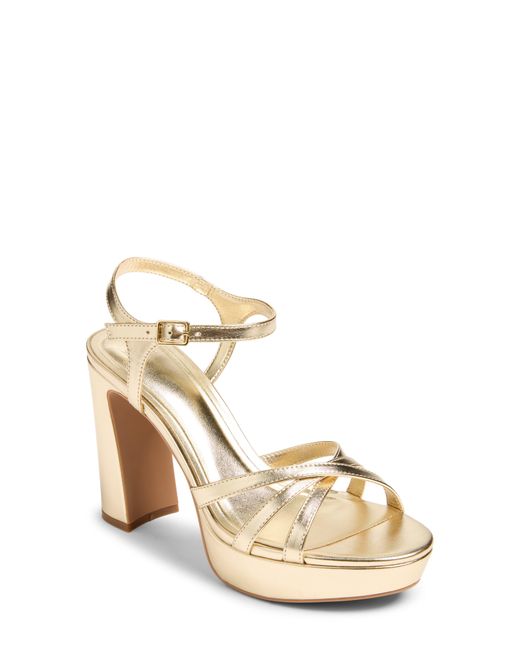 BP. Metallic Nova Platform Sandal