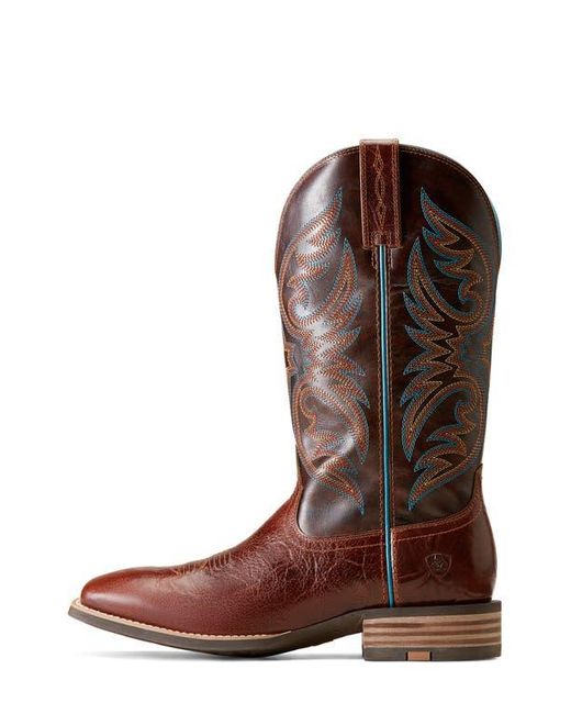 Ariat Brown Richochet Square Toe Cowboy Boot for men
