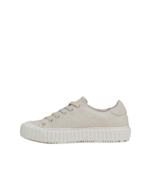 Celtic & Co. Gray Lace Up Recyc Canvas Low Top Sneakers