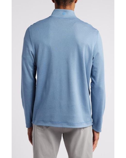 Johnston & Murphy Blue Xc4 Reversible Performance Pullover for men