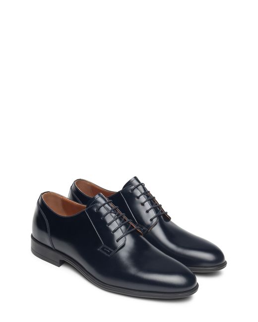 Nero Giardini Blue Plain Toe Derby for men