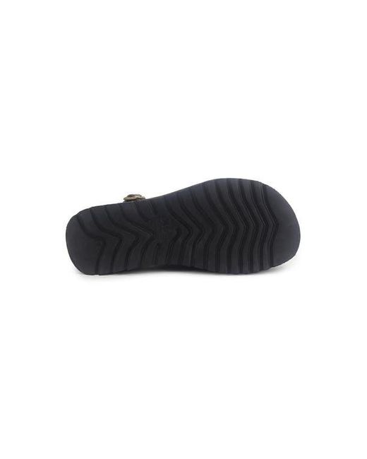 Bed Stu Black Library Platform Sandal