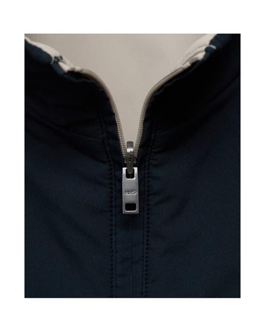 Mango Blue Reversible Water Repellent Jacket for men