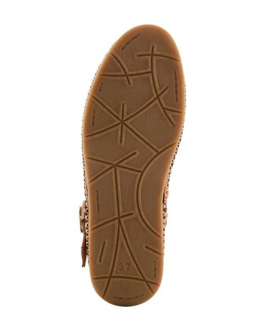 Spring Step Brown Zabelle Mary Jane Flat