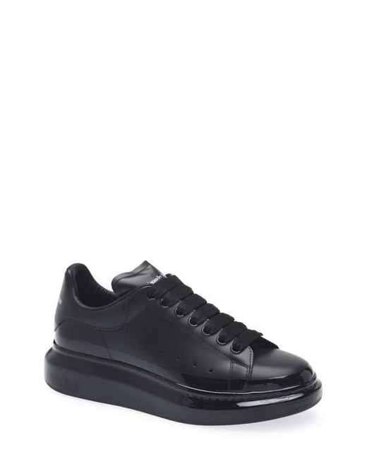 McQueen Black Oversized Sneaker for men