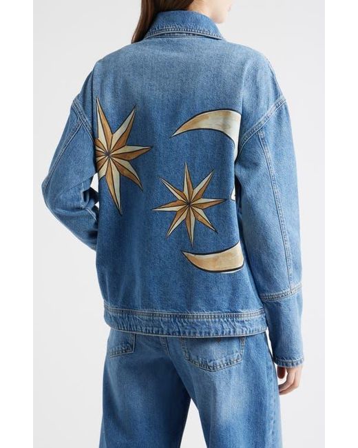 Farm Rio Blue Mistical Jacket