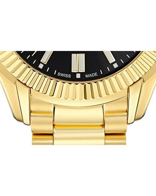 Versace Metallic Apodis Gmt Bracelet Watch, 41Mm
