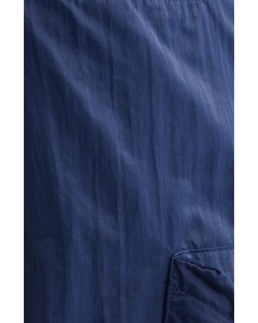 Saint Studio Blue Cargo Shorts for men