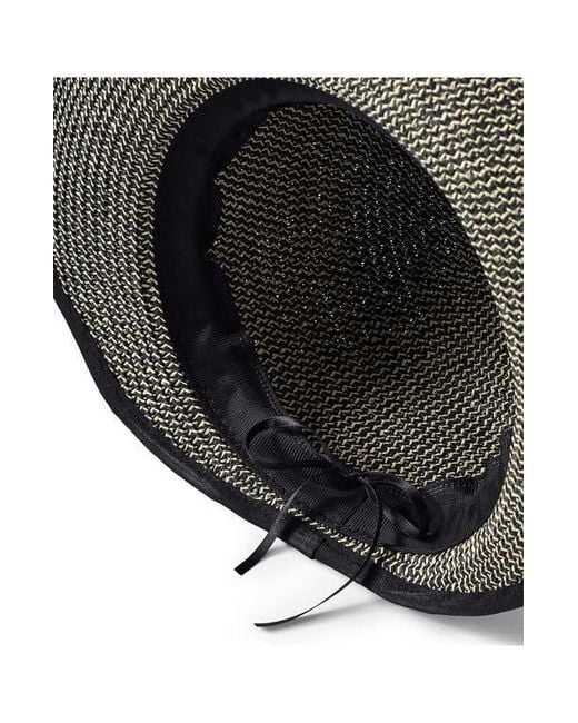 Lands' End Black Facesaver Sun Hat