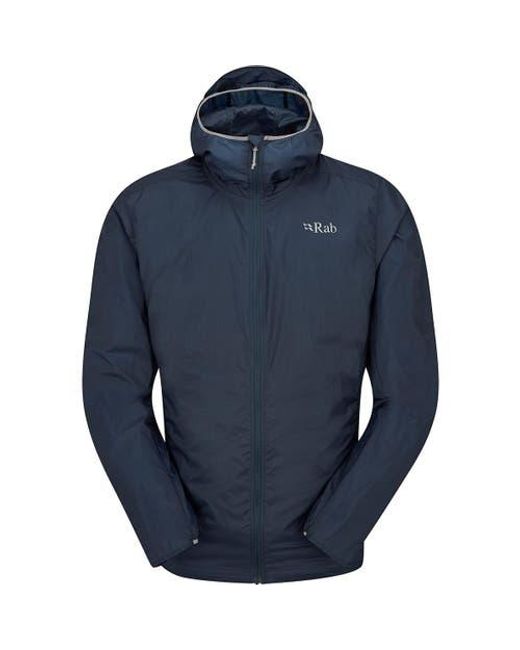 Rab Blue Vital Windshell Hooded Jacket for men