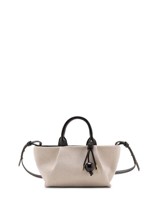 Mango Metallic Small Canvas Tote