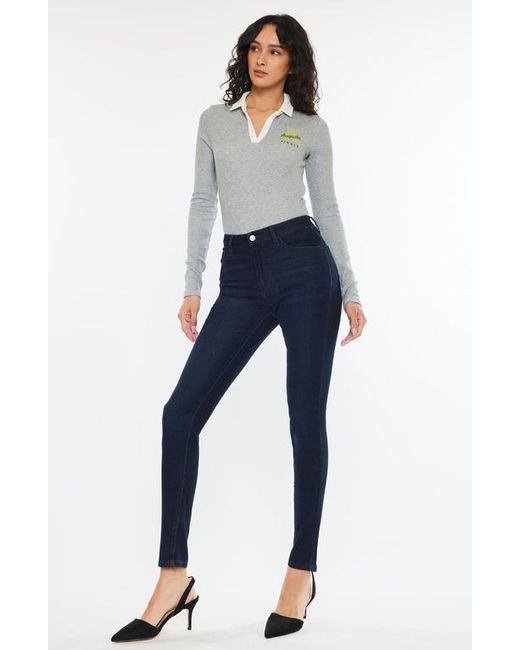 Kancan Blue Addison Essentials High Rise Super Skinny Jeans