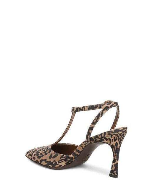 Naturalizer Brown Astrid T-Strap Pointed Toe Pump