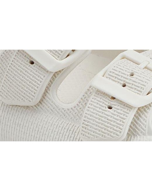 Flexus by Spring Step White Bubbles Waterproof Slide Sandal