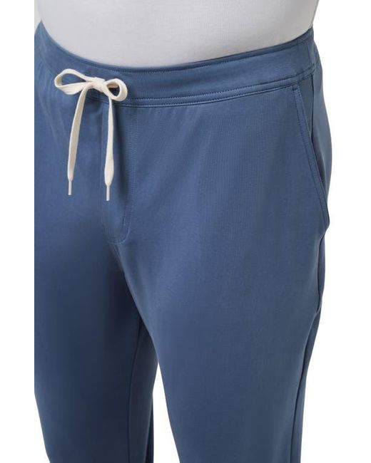 Travis Mathew Blue Stretchknit Drawstring Pants for men