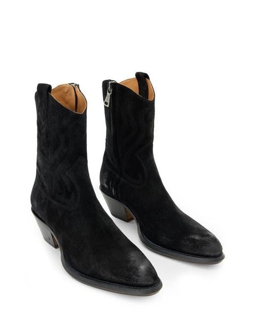 John Varvatos Black Wainwright Boot for men