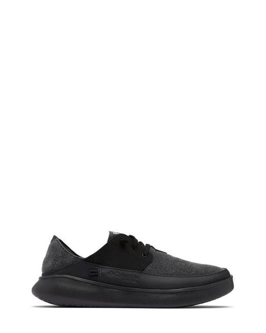 Columbia Black Pfg Boatside Relaxed Slip-On Sneaker for men