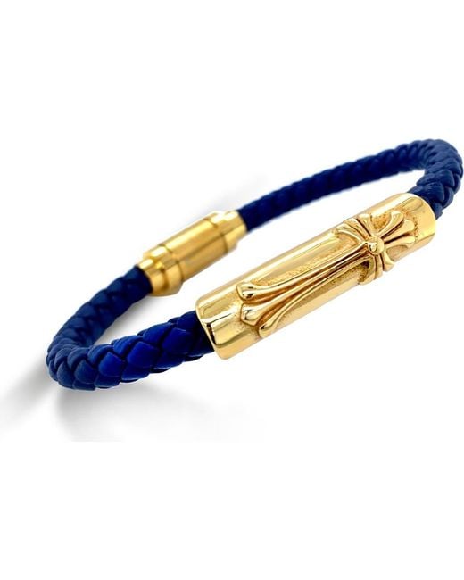 Anna Zuckerman Blue Chrome Tides Cuff for men