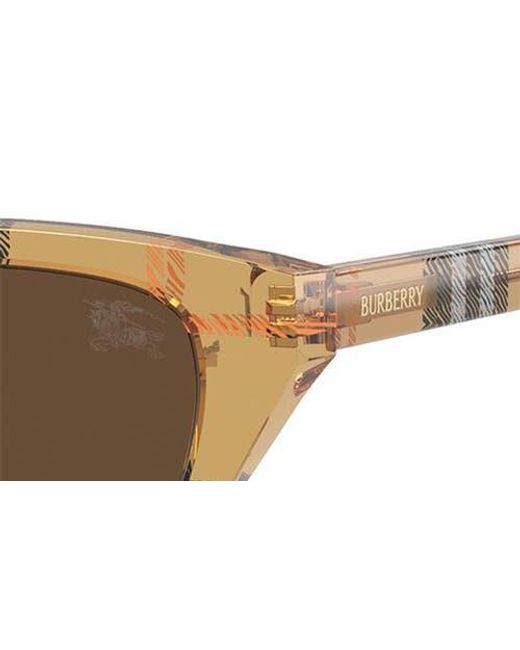 Burberry Brown 52Mm Rectangular Sunglasses
