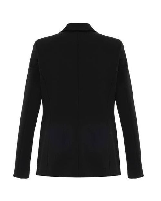 Theo the Label Black Aphrodite Split Sleeve Jacket