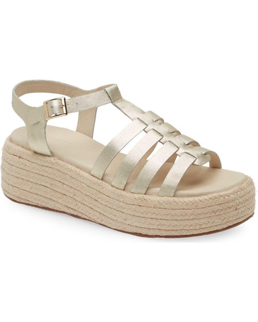 Chocolat Blu Metallic Lark Platform Sandal